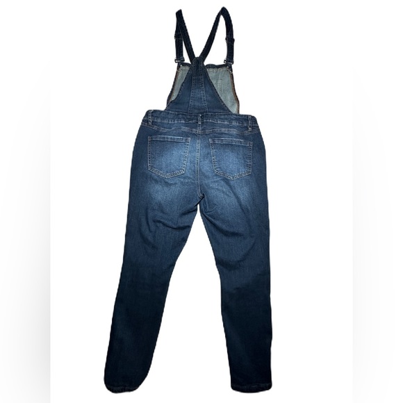 Refuge Bib Overalls Adjustable Bibs Women’s Size 10 Denim - Picture 2 of 11